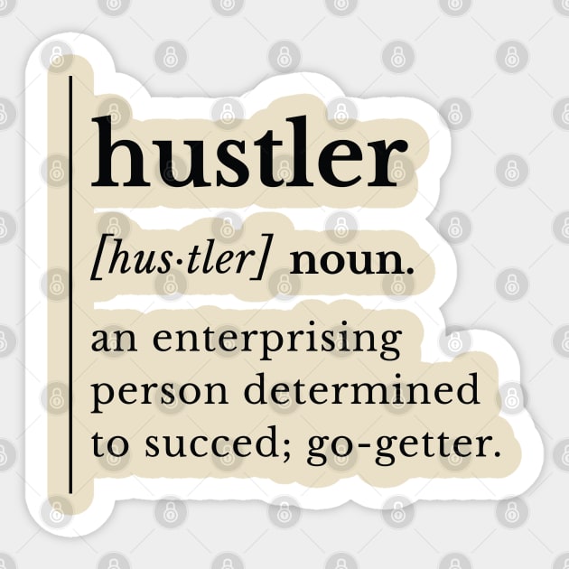 Hustler Sticker by Indulge Goods